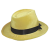 Yellow fedora hat