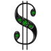 7.5 Trillion in the Bank Emerald game play achievement of a dollar sign