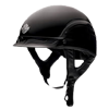 Black biker helmet