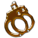 Bronze game play achievement of handcuffs