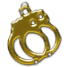 Succeed 10,000 Crimes Gold game play achievement of handcuffs