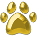 500 Dog Races Won Gold game play achievement of a dog paw print