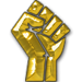 10,000 Fist Fights Won Gold game play achievement of a fist