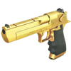 Gold plated desert eagle