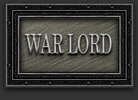 War Lord of the Hour Game award plack for wars