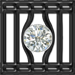 Diamond game play achievement of bent jail bars