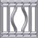 Silver game play achievement of bent jail bars
