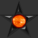 Firey orange fusion game play achievement of a star