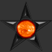Reach Level 1,100 Firey orange fusion game play achievement of a star