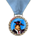 Light blue ame play medal award mafia symbol