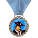 Bad Ass MoFo Light blue ame play medal award mafia symbol