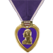 Purple Heart Purple game play medal award with purple heart