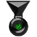Emerald game play achievement of an award medal