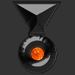 Firey orange fusion game play achievement of an award medal