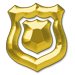 Arresting 2,500 MoFos Gold game play achievement of a police badge