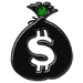 Mugging 30,000 MoFos Emerald game play achievement of a money bag