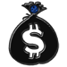 Mugging 20,000 MoFos Sapphire game play achievement of a money bag