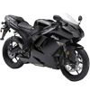 Black High speed ninja motorcycle