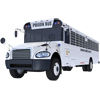 White prison bus