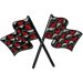 40,000 Races Won Ruby game play achievement of two flags