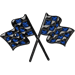 20,000 Races Won Sapphire game play achievement of two flags