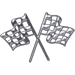 500 Races Won Silver game play achievement of two flags
