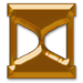 Bronze game play achievement of an hourglass