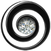 Diamond game play achievement of a fibonacci spiral
