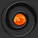Firey orange fusion game play achievement of a fibonacci spiral